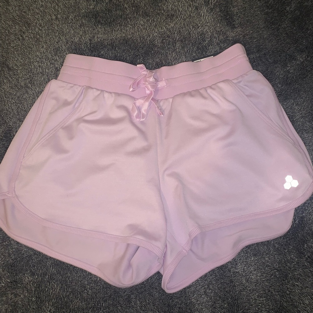 Baby pink athletic shorts from kohl’s